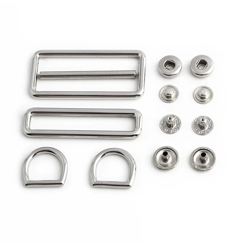 2-10Sets Stainless Steel Metal Clasp Turn Locks With Key Twist Lock For Handbag Shoulder Purse Closure Bags Hardware Accessories