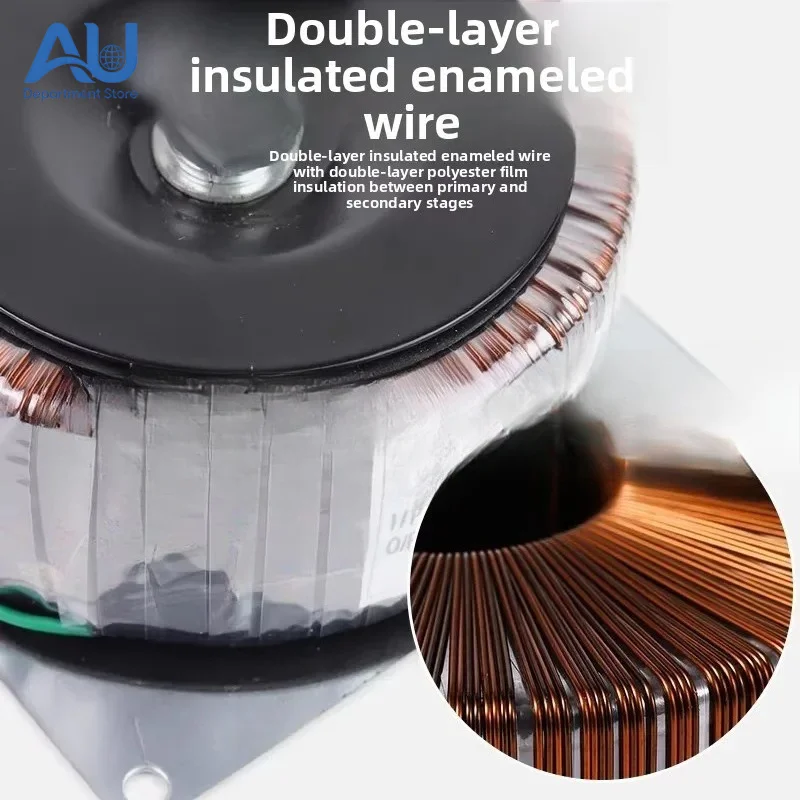 500W AC220V Power Amplifier Toroidal Transformer 220V To 24V, 12V, Dual 32V, 18V, Suitable For HIFI Amplifier Audio
