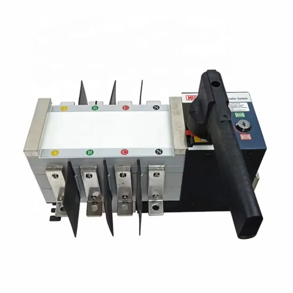 RP5D-400 4P Automatic Transfer Switch PC Type 3 Phase 4 Pole Fire Control Dual Power Changeover Switch for Generator