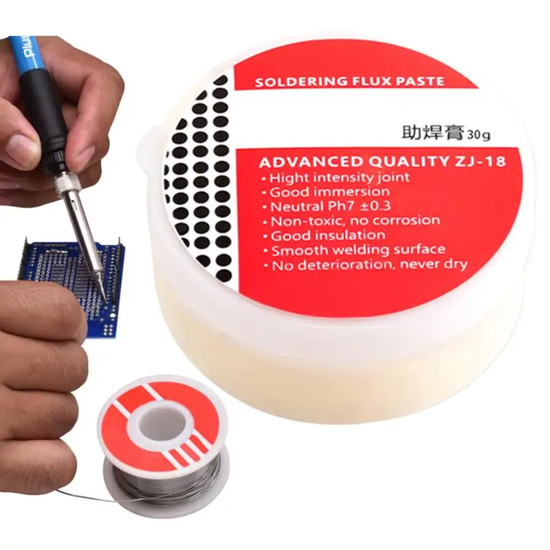 1PC 30g Solder Flux Paste Copper Soldering Flux Rosin Solder Paste for Circuit Boards and Copper Electrical Wire Repairing Tools