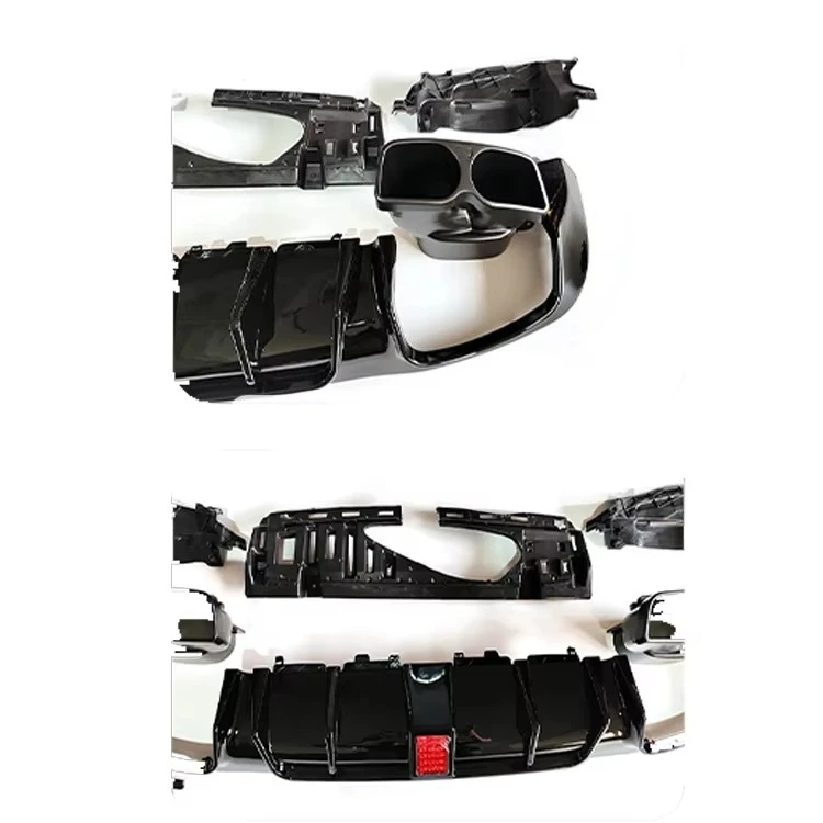 Performance Design W213 Rear Diffuser with Stainless Steel Tips for E Class W213 2016-2023 Sport 2