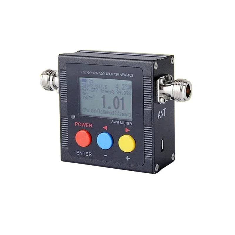 New SW-102 Test Walkie Talkie Vehicle Antenna Standing Wave Power/Digital Display Frequency Meter