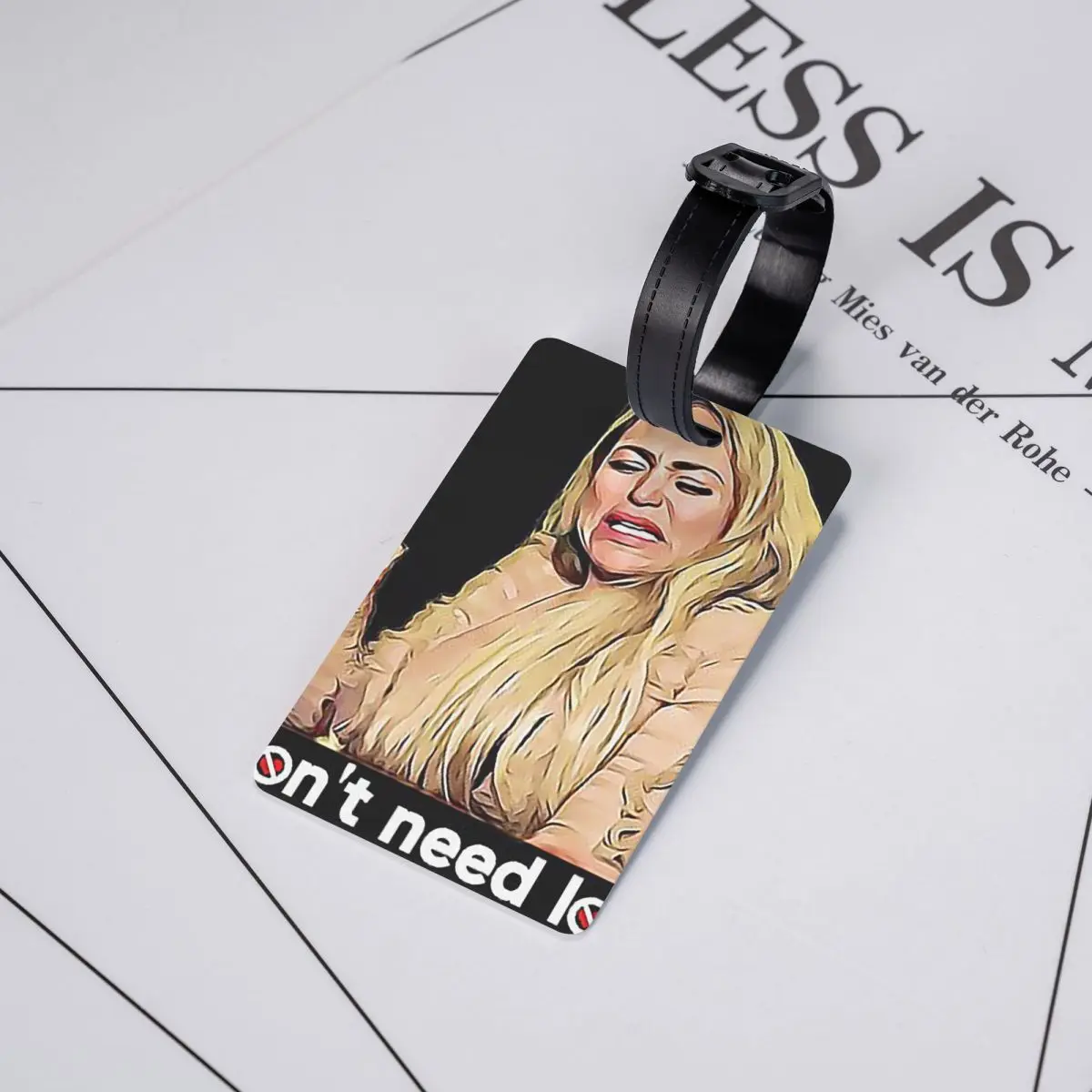 ربطة 90 يومًا - دارسي لا تحتاج إلى علامات الأمتعة الحب حقيبة سفر عصرية للأمتعة الصعود علامة التسمية حامل معرف اسم العنوان #5