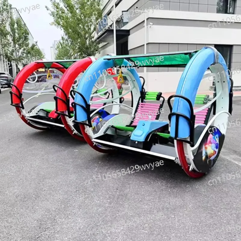 Double PVC Music Bar Car Roller Coaster Indoor and Outdoor Night Market Amusement Equipment