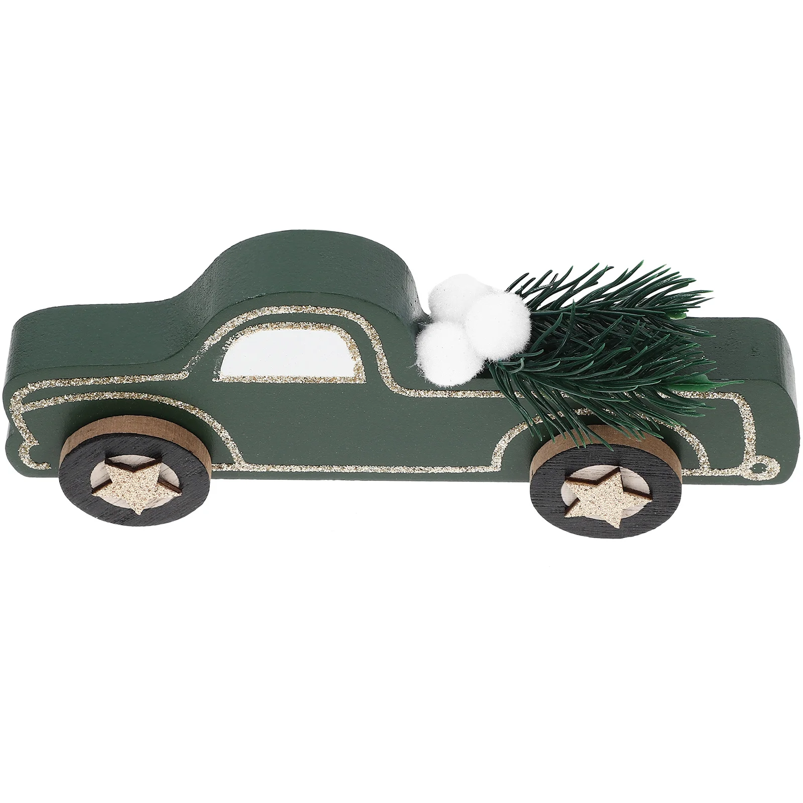

Wooden Car Christmas Table Centerpiece Xmas Decoration Xmas Desktop Ornament Christmas Craft Adornment Wooden Car