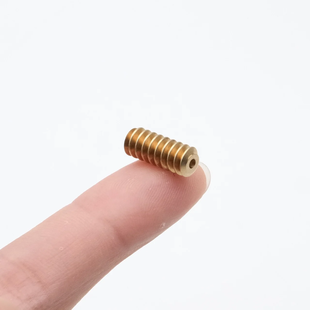 Metal Copper Gearbox Reduction Worm for Intelligent Lock Robot Tool Accessories 6mm 7mm Diameter