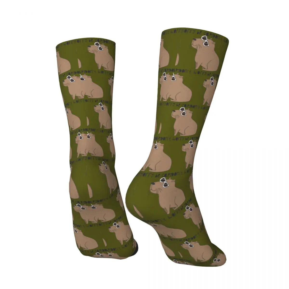 Be Capy Awesome Cute Capybara Gift Socks Stockings Unisex Men Comfortable Outdoor Sports Socks Winter Printed Anti Skid Socks