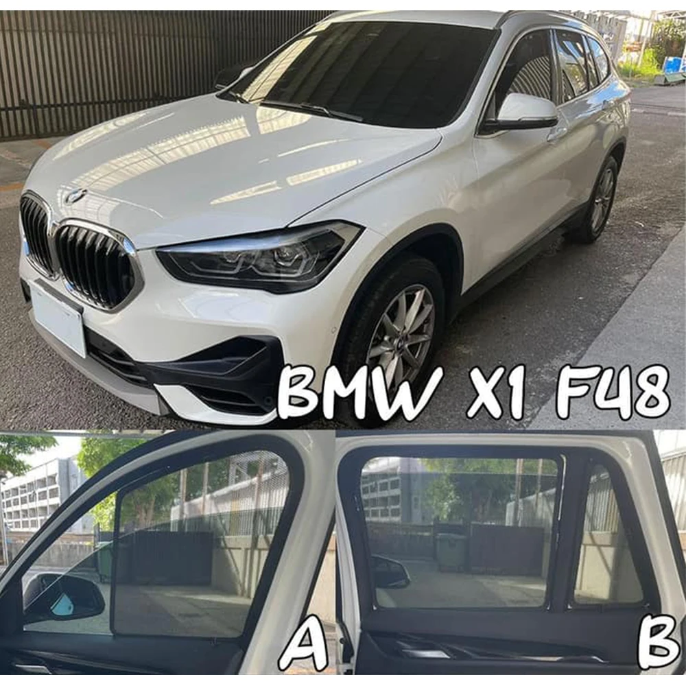 

For BMW X1 F48 2016-2020 2021 2022 Car Sunshade Visor Front Windshield Frame Curtain Baby Rear Side Window Sun Shade Shield