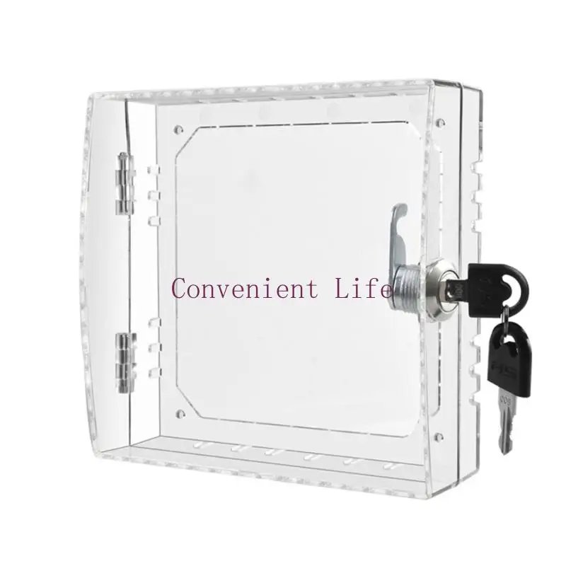 L1EE Небольшой термостат с защитной крышкой Прозрачная пылезащитная защитная крышка с замковым механизмом