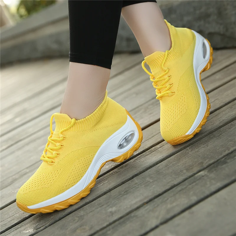 MAEDEF Frauen Schuhe Athletische Sneaker Atmungsaktive Rutschfeste Frauen Wanderschuhe Tennis Sport Casual Wanderschuhe Frau Turnschuhe