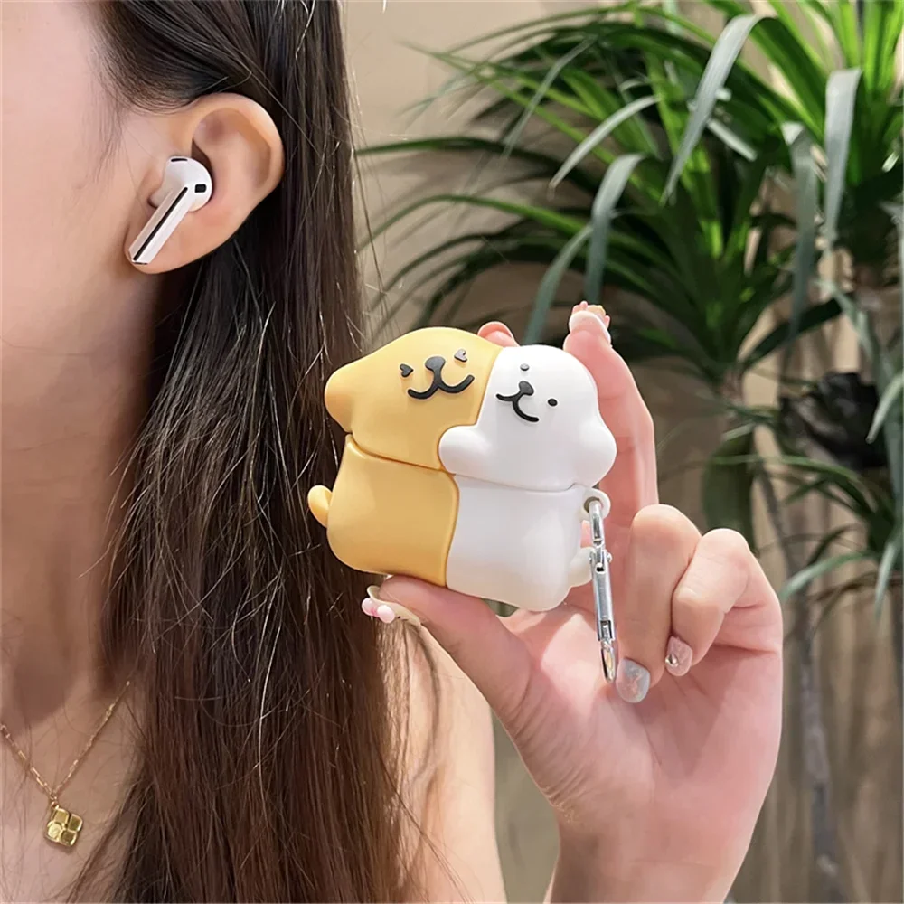 Wireless Earphone Cover for Airpods 1 and 2 3 Pro 4 Anime Figures Headphone Protective Cover Collection Toys Gifts Airpods 4