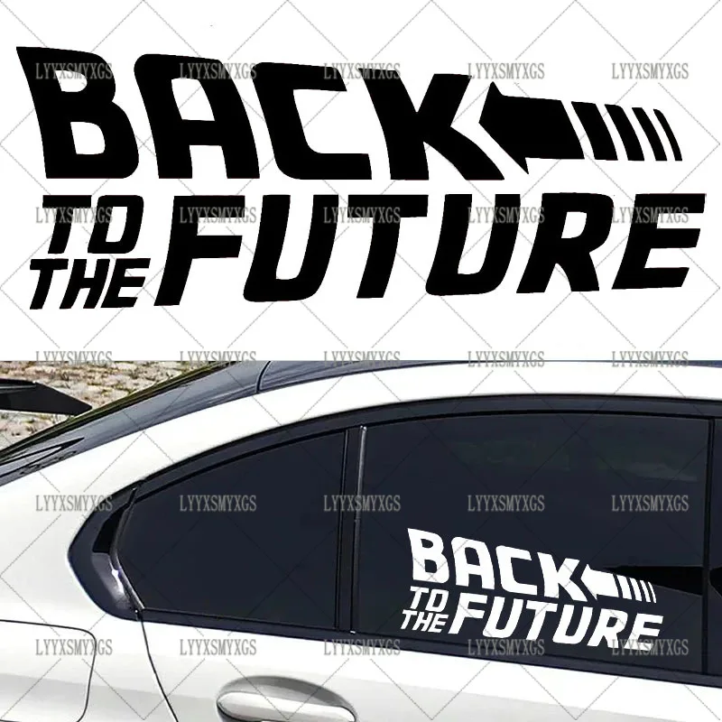 

Self-Adhesive Custom Back To The Future Car Stickers Waterproof Sunscreen Vinyl Decal Air Conditioner Windshield Accessories