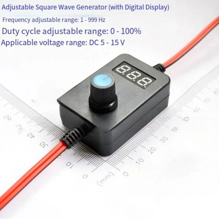 

Генератор прямоугольных волн с регулируемой частотой/коэффициентом напряжения, схема импульсной стробоскопической осцилляции, модуль цифрового дисплея D59