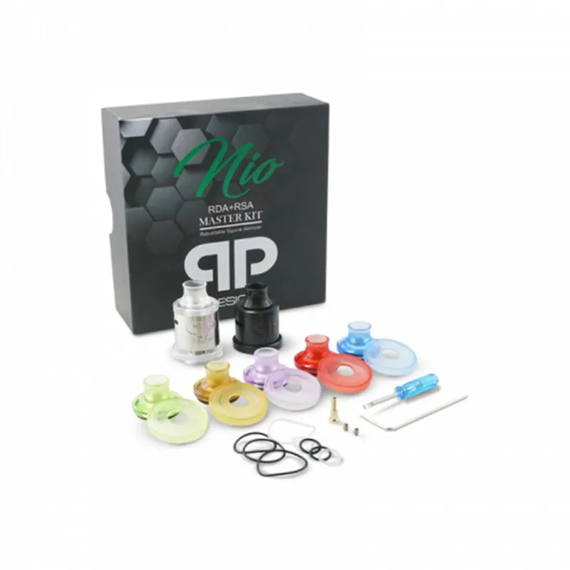 QP Design Nio RDA RSA Master Kit Squonk 22 VS QP Kali V2 atomizer tank for coils & atomizers - related product image