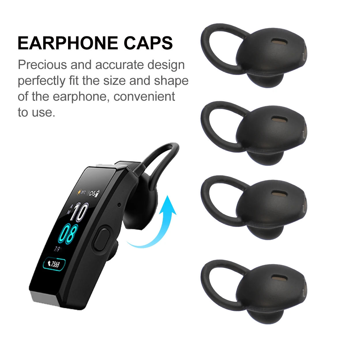 

Silicone Earphone Caps Comfortable Fit B5 Daily Use Gift Idea Replacement Earplugs Clean New Hunting Accessories
