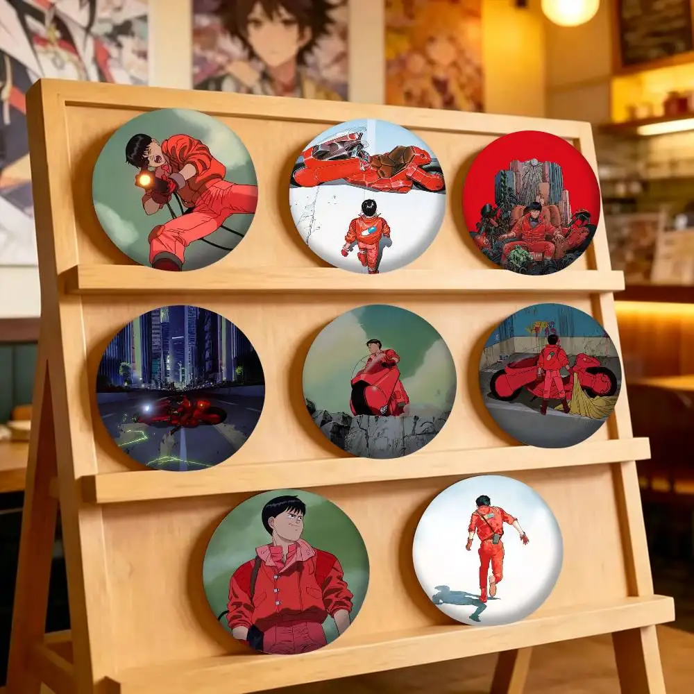 Hot Anime A-Akira 25mm 32mm 44mm 58mm 75mm Brooches Badges Pins for Accessories Gift