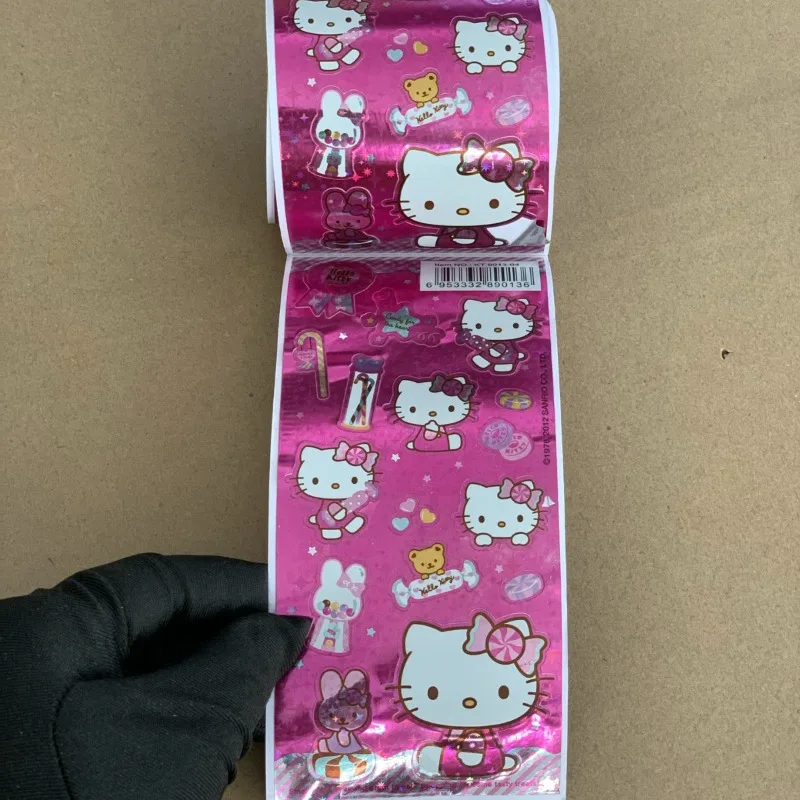 

Hello Kitty Girl Stickers Children Cartoon Account Stickers Creative Toys Kindergarten High Appearance Reward Gifts Wholesale