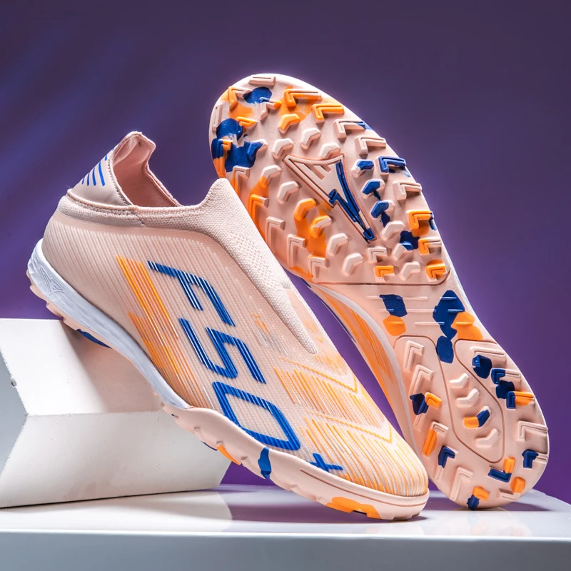 

Новые мужские футбольные бутсы, нескользящие футбольные кроссовки для зала, профессиональные бутсы для игры на газоне, футзала, ультралегкие, удобные, для взрослых.