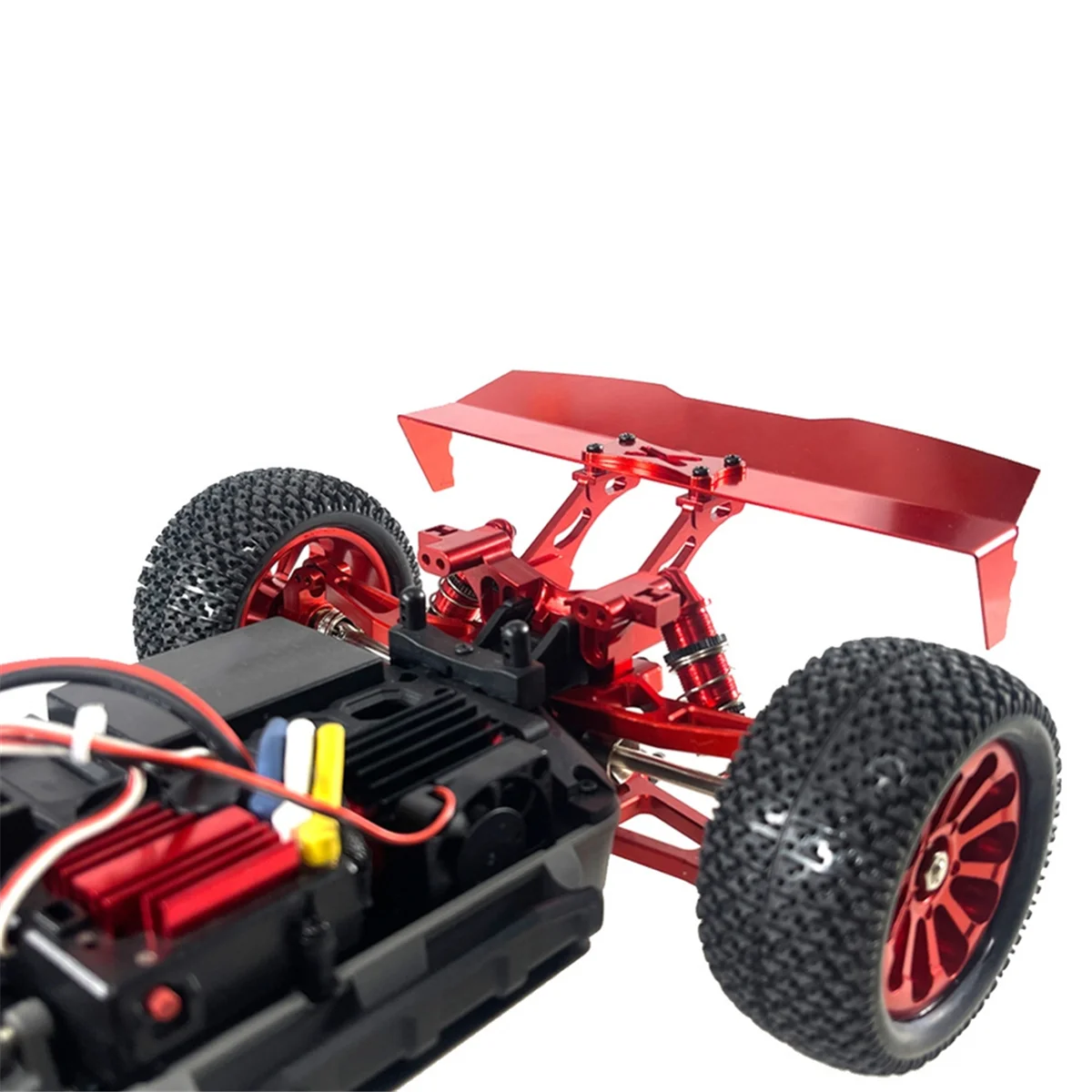 Accesorios de ala trasera de Metal para Go 1/16 16207 H16PL 1/16 RC, piezas de actualización de coche