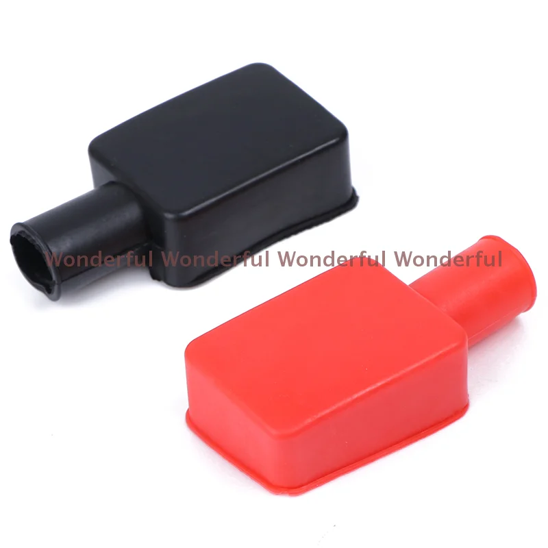

1Pair Car Battery Pole Protector Covers Battery Terminal Insulation Clamp Clips