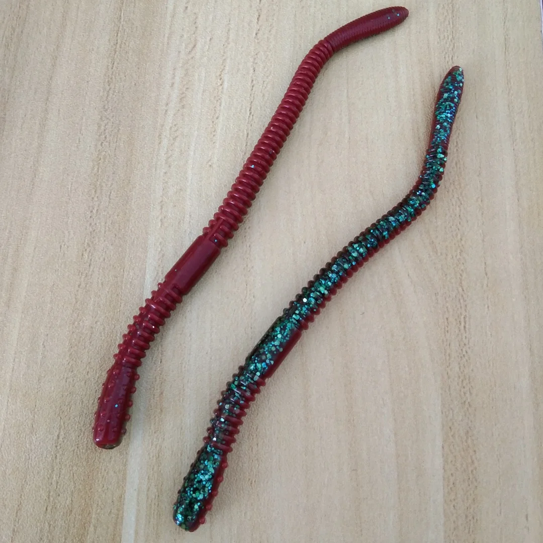 20 قطعة 13 سنتيمتر/3.6 جرام 10 سنتيمتر/1.8 جرام لينة الذيل الصيد إغراء الموضوع مزيج اللون سيليكون لينة إغراء مريب رائحة الاصطناعي الصيد السحر