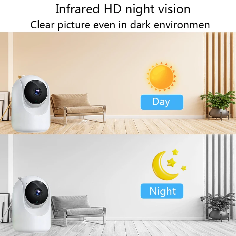 Tuya-Caméra de permission Intérieure IP Wifi 4MP, Sans Fil, Moniteur pour Bébé, Audio Bidirectionnel, Vision Nocturne, CCTV pour Maison Intelligente