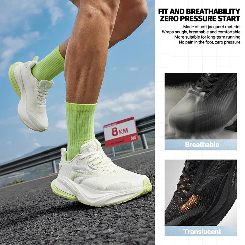 361 Degrees Fierce MAX Men Running Shoes New Mesh Soft Breathable