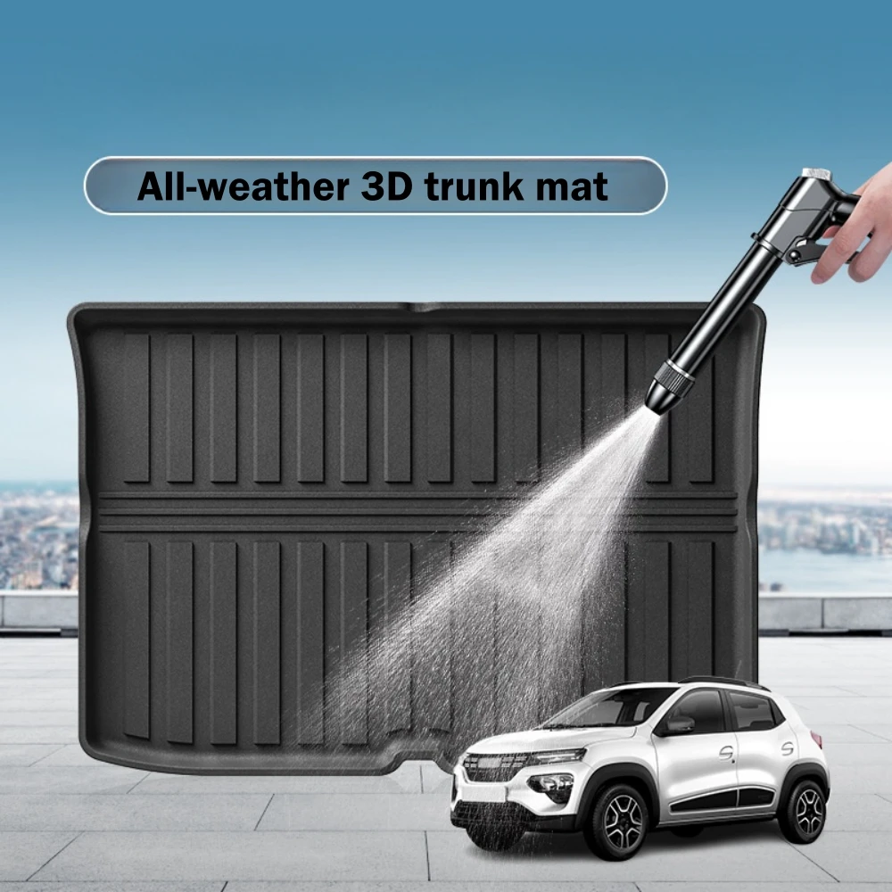 Für Dacia Spring EV Auto-Fußmatten Kofferraummatte TPE 3D Fußmatten-Set Zubehör Linkslenker – Detail 3