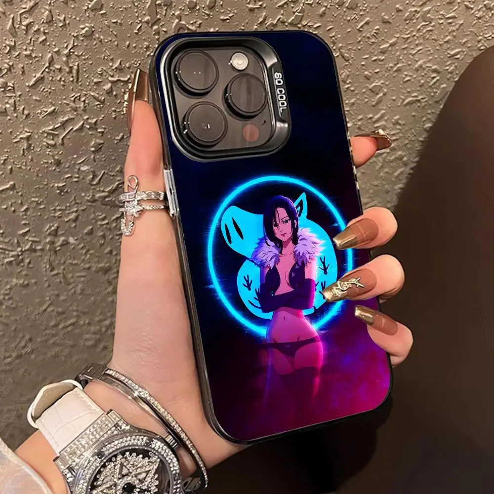 Seven Deadly Sins Merlin Phone Case for iPhone 18 17 16 15 14 13 12 11 X XR XS Air Pro Max Plus Black Colorful Silver Cover - view 6