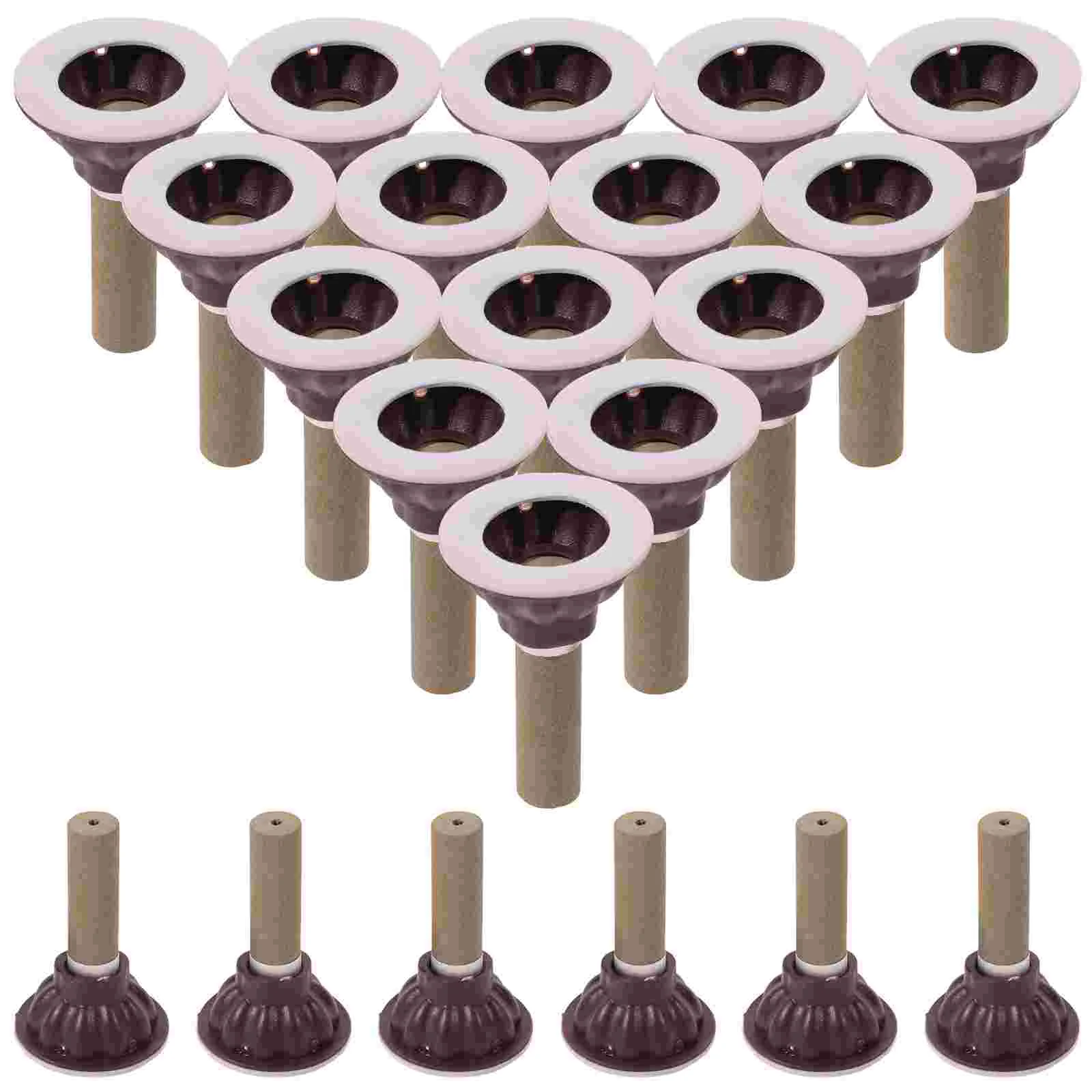 50 Sets Handmade Moxa Roll Sticks Effective Moxa Sticks with Base Moxibustion Accessories