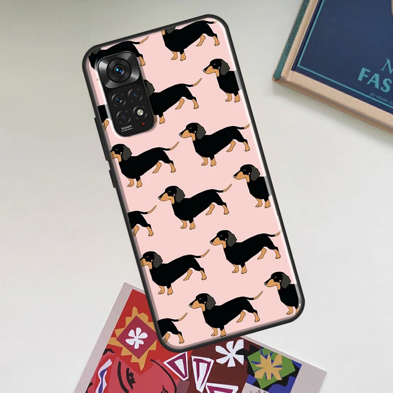 Dachshund Sausage Dog Case For Xiaomi Redmi Note 12 Pro Plus 8 9 10 11 Pro 8T 9S 10S 11S 12S 9C 10A 10C 12C Cover