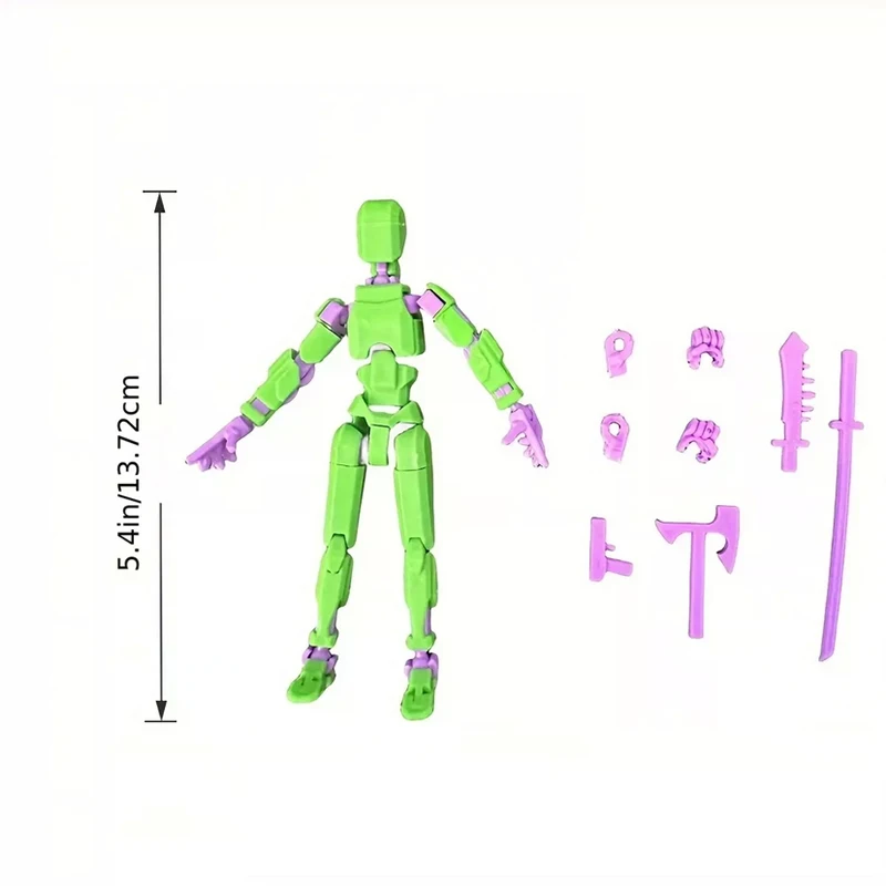 Multi-Jointed Movable Shapeshift Robot 2.0 3D Printed Mannequin Dummy 13 Action Figures Home Small Ornaments Miniatures