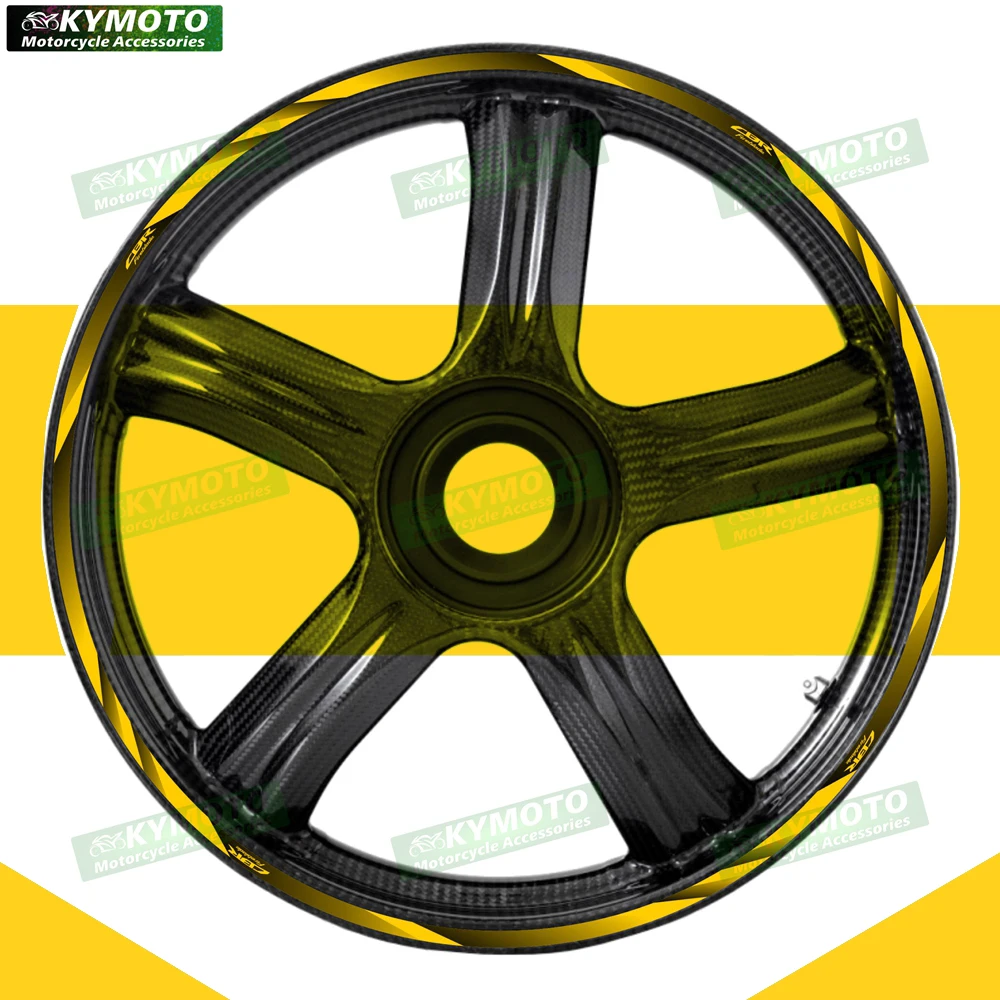 

Для Honda CBR fireblade CBRfireblade аксессуары для мотоциклов 17-дюймовые наклейки на передние и задние колеса обтекатель светоотражающая наклейка