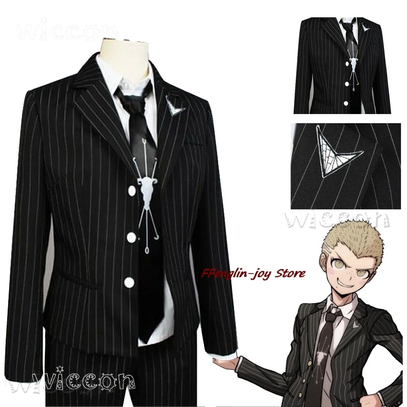 

Christmas Kuzuryuu Fuyuhiko Cosplay Costume Mens Suit Anime Ultimate Despair Danganronpa Halloween Carnival Party Fullset Disgui