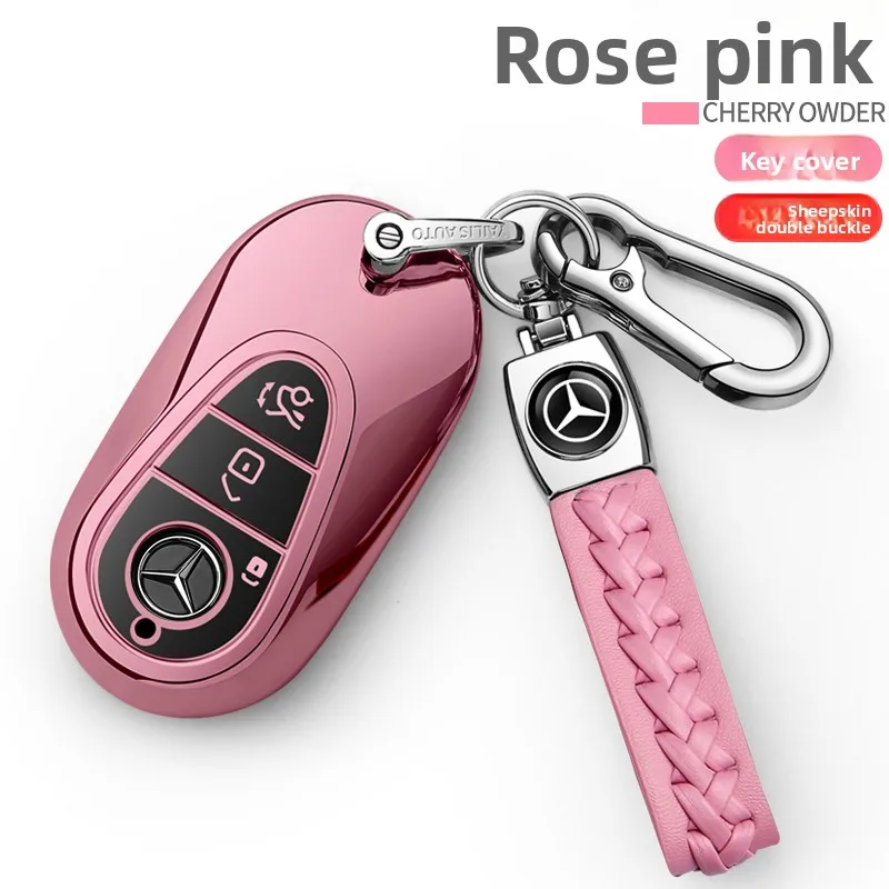 

for Mercedes Benz C S GLC EQE EQS Class W223 X254 V297 V295 W206 S206 X206 Car Key Fob Case Cover ACCESSORIES