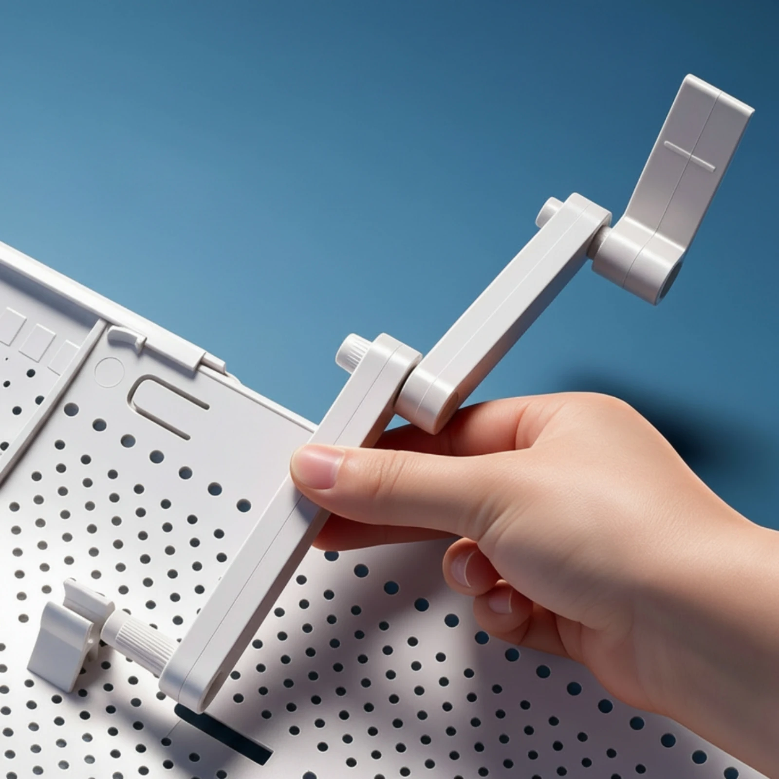 Air Conditioner Wind Deflector Perforated Air Conditioner Deflector with Support Rod Cabinet Air Conditioner Wind Guard Vertical