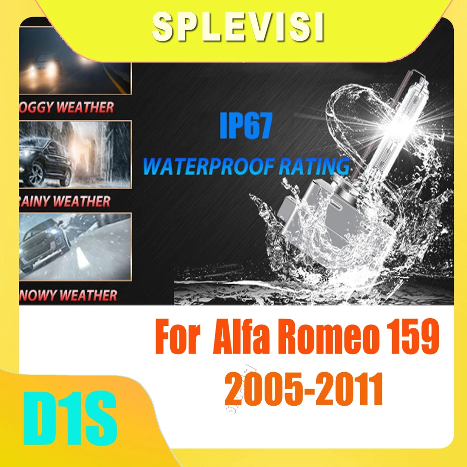 

D1s Xenon HID 35W Headlight Lamp the glass tube is fixed with a metal base For Alfa Romeo 159 2005 2006 2007 2008 2009 2010 2011