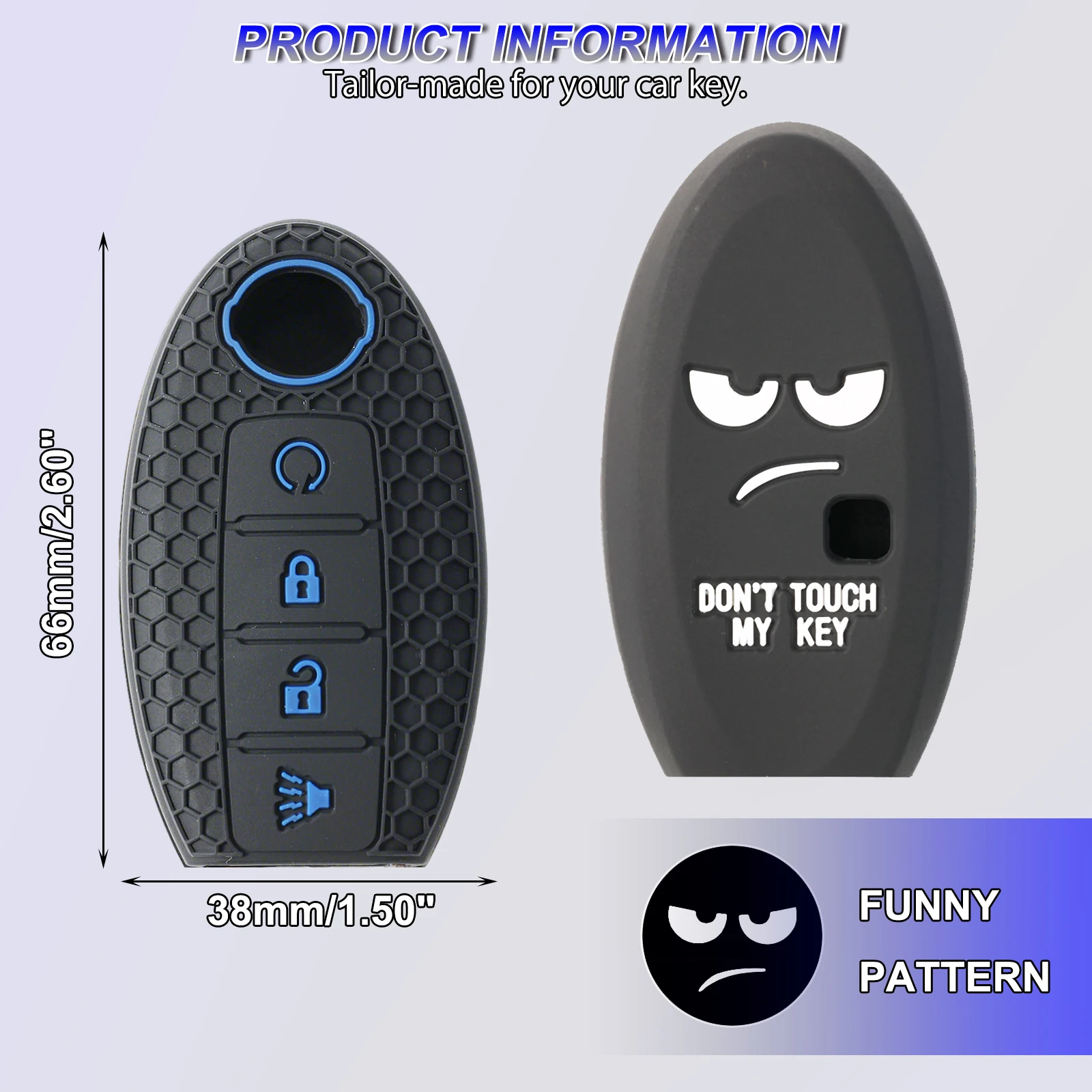 4 Button Remote Key Cover Case Silicone For Nissan Altima Kicks Altima Murano Titan Murano Pathfinder Rogue Sentra kicks 2017 20