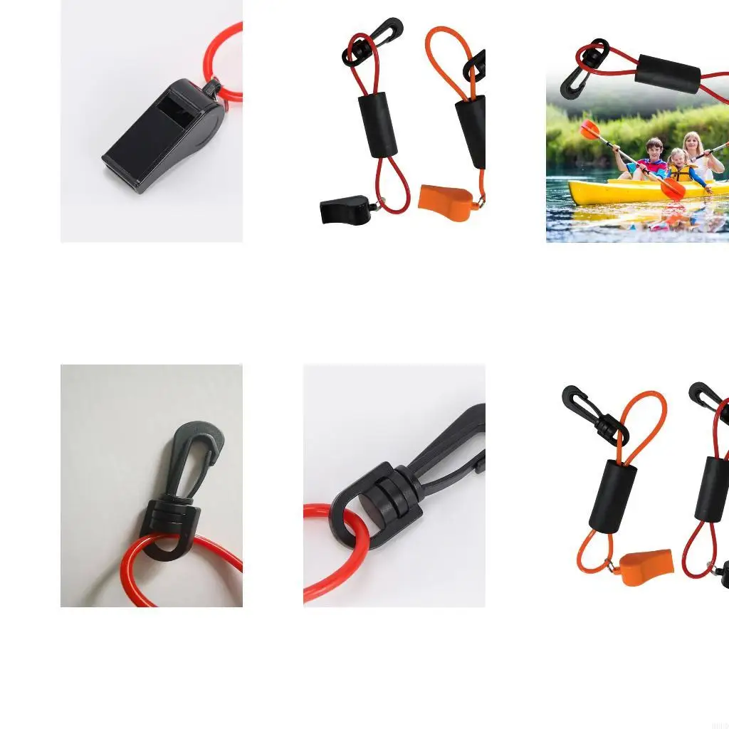 Marine Whistles with Carry Clip for Paddling Routines, Sound Tool for Flotation Wear, Storage Bag Placement, and 69HD