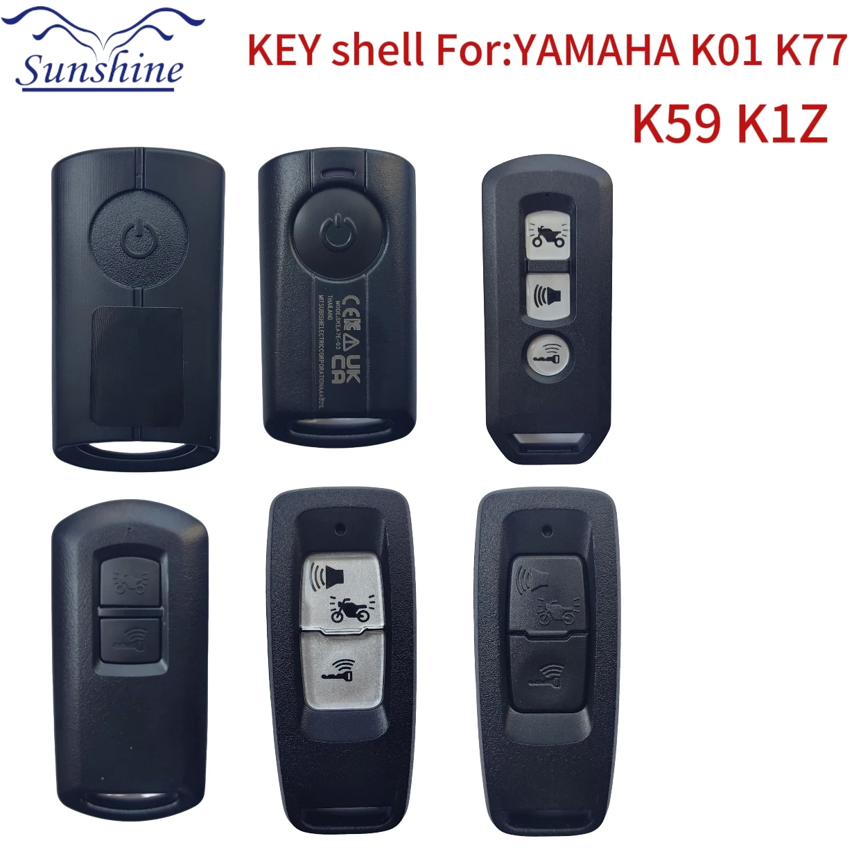 

Sunshine YAMAHA чехол для ключа оригинальный мотоциклетный ключ с дистанционным управлением подходит для YAMAHA XMAX XMAX300 NVX NVX155 AEROX JAUNS