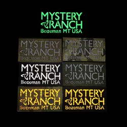 Mystic Ranch Badge Laser Engraved Armband Infrared Reflective Luminous Patches Tactical Morale Badge Hook and Loop
