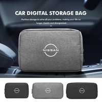 Car Digital Storage Bag Oxford Cloth Cable Tools Travel Purse For Nissan Qashqai Juke Sentra Altima Versa Maxima Almera Rogue