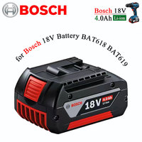 18V 4000mAh Lithium Rechargeable Battery for Bosch Cordless Power Tools Battery BAT609 BAT610G BAT618 BAT620 BAT622 GSR18V-LI