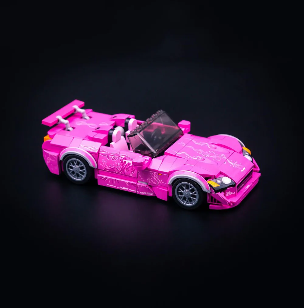 

Poladeer 365 шт. MOC Speed DIY суперкар Suki's S2000 строительные блоки спортивный автомобиль сборная модель игрушечный кирпич детский подарок на день рождения