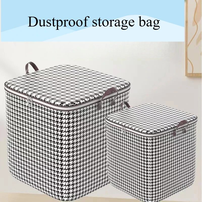 

Quilt dustproof and moisture-proof large-capacity non-woven household clothes storage bag