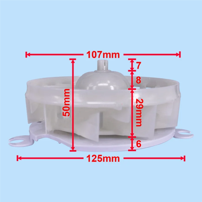 A83G-EAU65089706 Refrigerator Evaporator Fan Motor For  Fridge Z40E12MS1A0-57K06 Cooling Fan Motor Replacement Part DC 12V