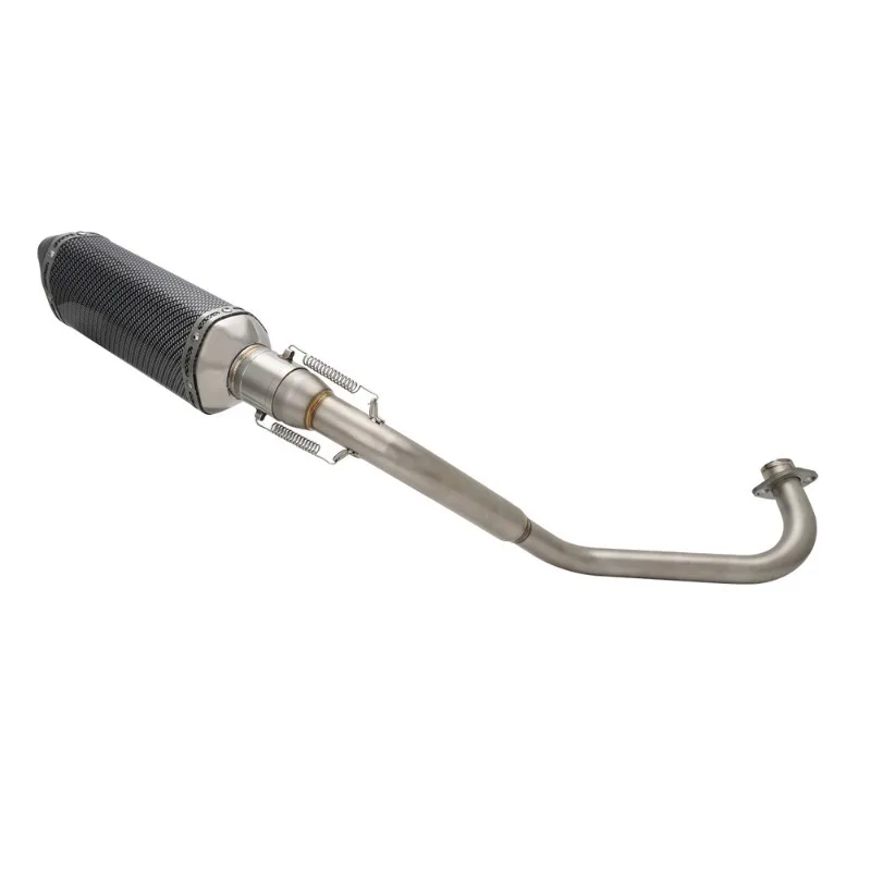Full Size Custom Motorcycle Exhaust PipeApplicable To MSX125 2013-2023 Motorcycle Modification Accessories Stainless Steel Silen
