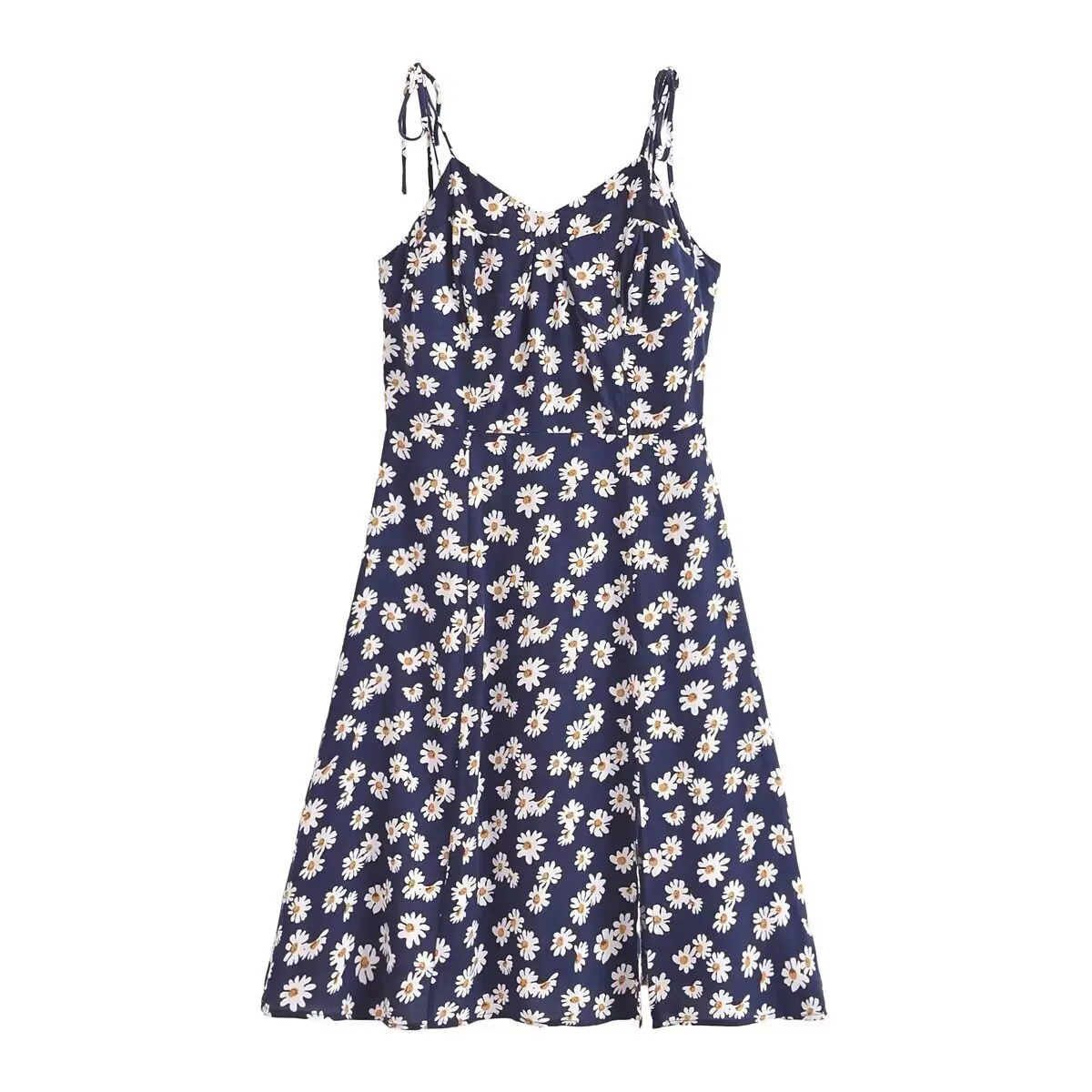 

Floral Print Camisole Dress Women's Resort Beach A-Line Dress 2024 Summer Fashion