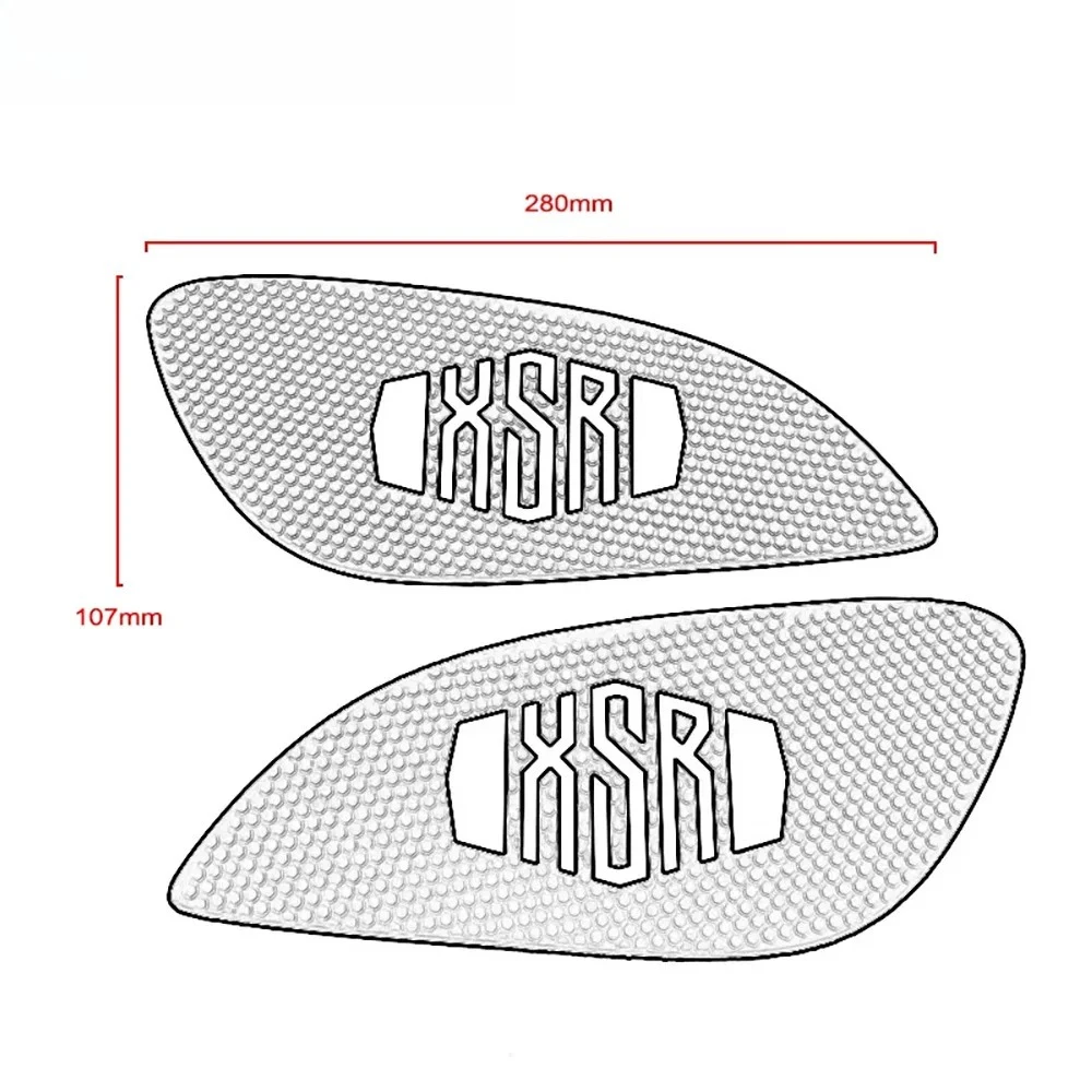 Наклейка на топливный бак мотоцикла для YAMAHA XSR900 XSR700 XSR155 2019-2024, нескользящий коврик, теплоизоляционная наклейка, защитные накладки