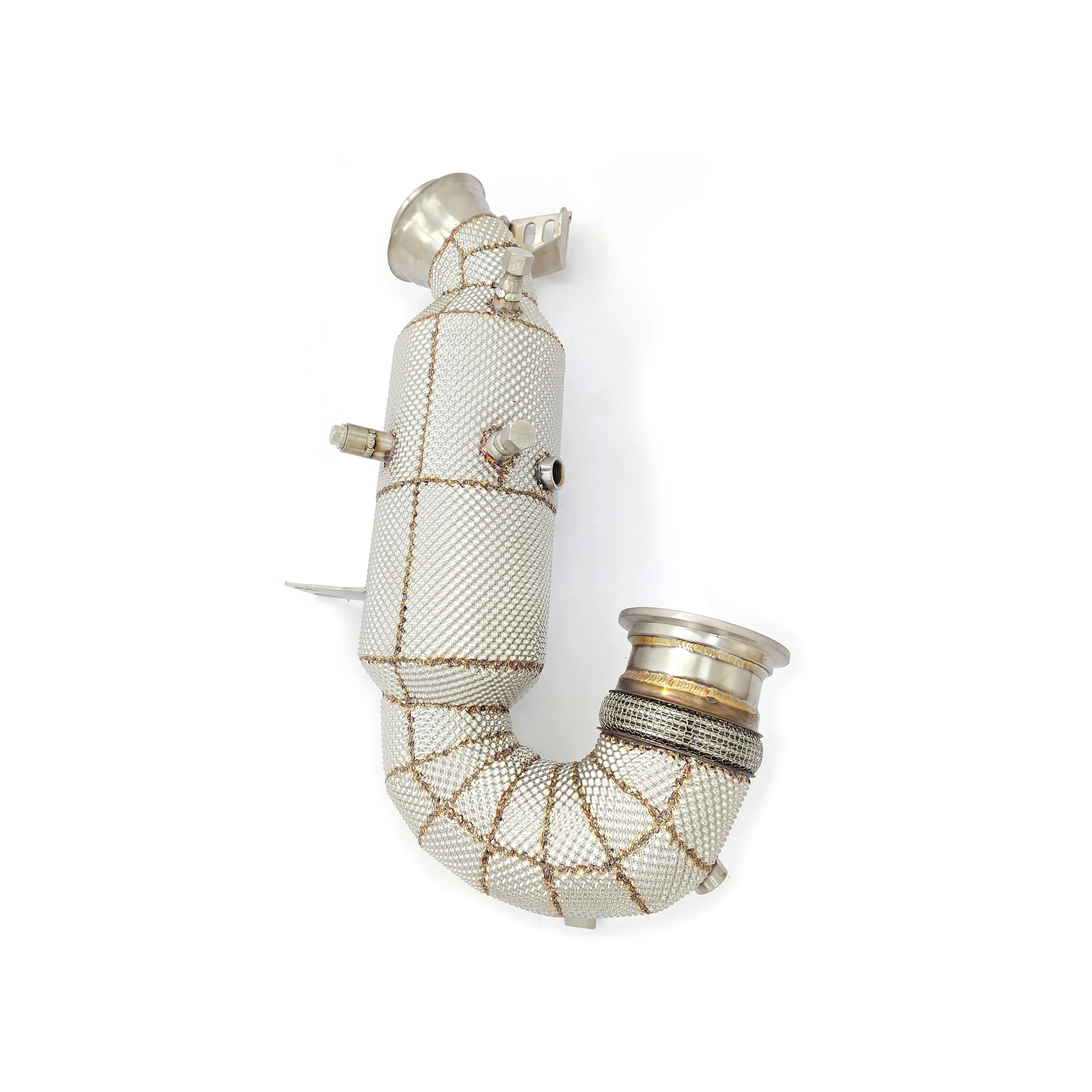 

Popular Hot sell Limited Stock No Checking Engine Light Downpipe for Mercedes Benz AMG GT50 E53 3.0T Catted Downpipe OPF Tuning